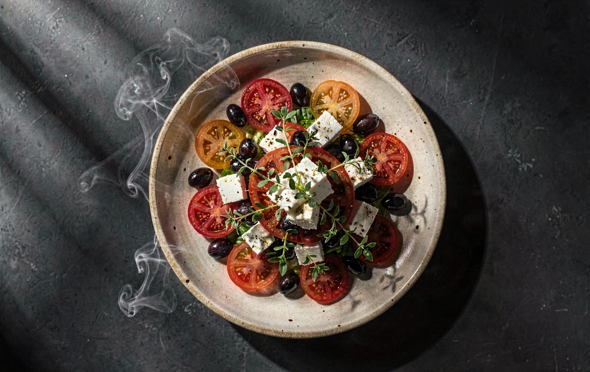 Nutritional breakdown of a Greek Salad
